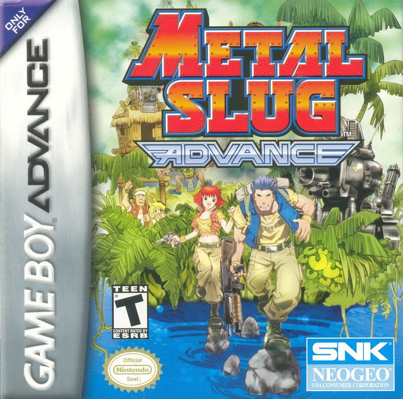 Metal Slug Advance box art for GameBoy Advance